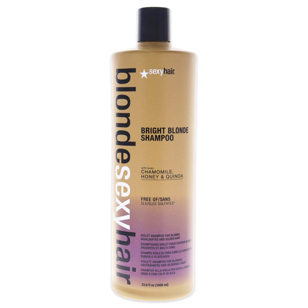 Sexy Hair Sexy Hair Bright Blonde Shampoo by Sexy Hair for Unisex - 33.8 oz Shampoo