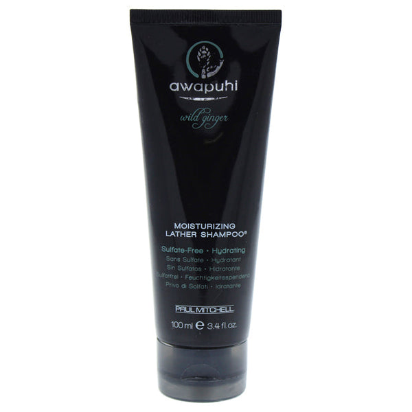 Paul Mitchell Awapuhi Wild Ginger Moisturizing Lather Shampoo by Paul Mitchell for Unisex - 3.4 oz Shampoo