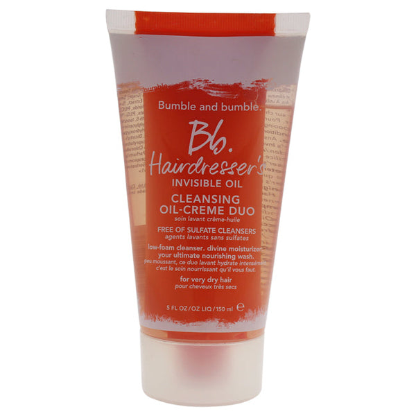 Bumble and Bumble Bb. Hairdressers Invisible Cleansing Oil-Creme Duo by Bumble and Bumble for Unisex - 5 oz Cleanser