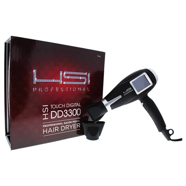 HSI Professional Touch Digital DD3300 Hair Dryer - Black by HSI Professional for Unisex - 1 Pc Hair Dryer