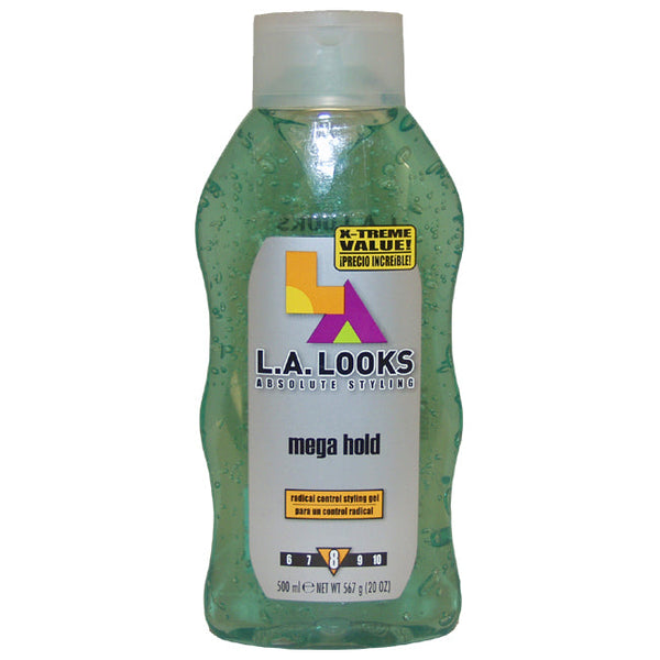 L.A. Looks Mega Hold Styling Gel by L.A. Looks for Unisex - 20 oz Gel