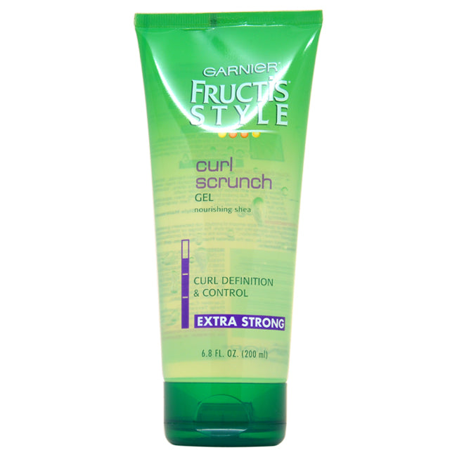 Garnier Fructis Style Curl Scrunch Gel Curl Definition Control Extra Strong by Garnier for Unisex - 6.8 oz Gel