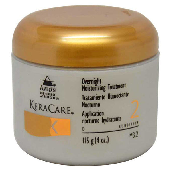 Avlon KeraCare Overnight Moisturizing Treatment by Avlon for Unisex - 4 oz Treatment