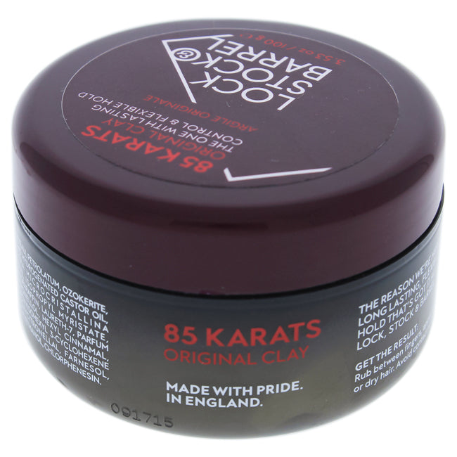 Lock Stock Barrel 85 Karats Shaping Clay by Lock Stock Barrel for Unisex - 3.53 oz Clay