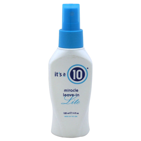 Its A 10 Miracle Leave-In Lite by Its A 10 for Unisex - 4 oz Spray