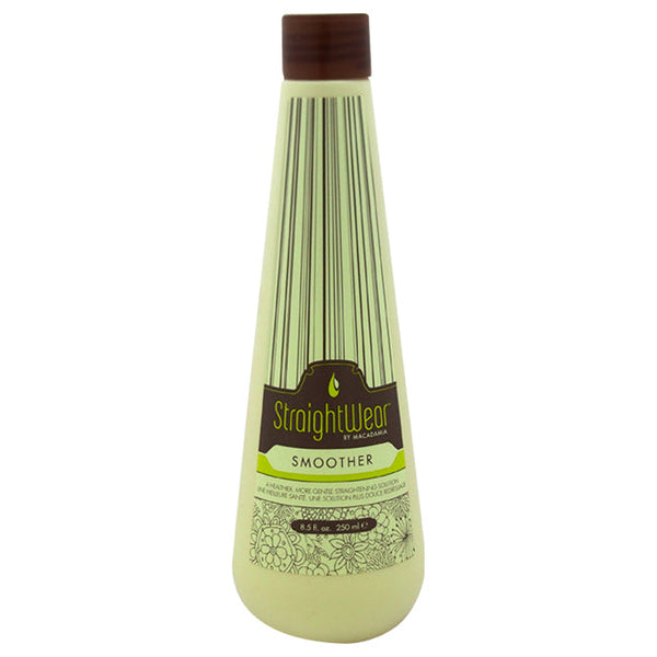 Macadamia Oil Natural Oil Straightwear Smoother Straightening Solution by Macadamia Oil for Unisex - 8.5 oz Smoother