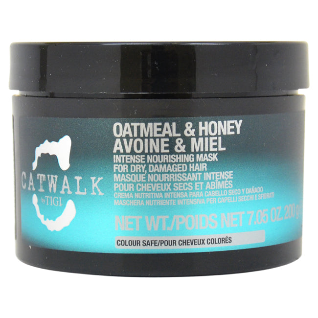 TIGI Catwalk Oatmeal Honey Intense Nourishing Mask by TIGI for Unisex - 7.05 oz Mask