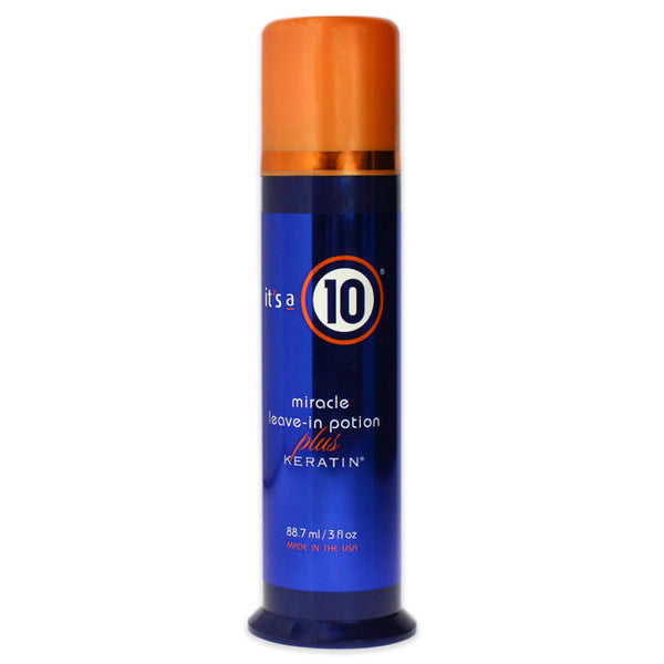 Its A 10 Miracle Leave-In Potion Plus Keratin by Its A 10 for Unisex - 3 oz Smoother