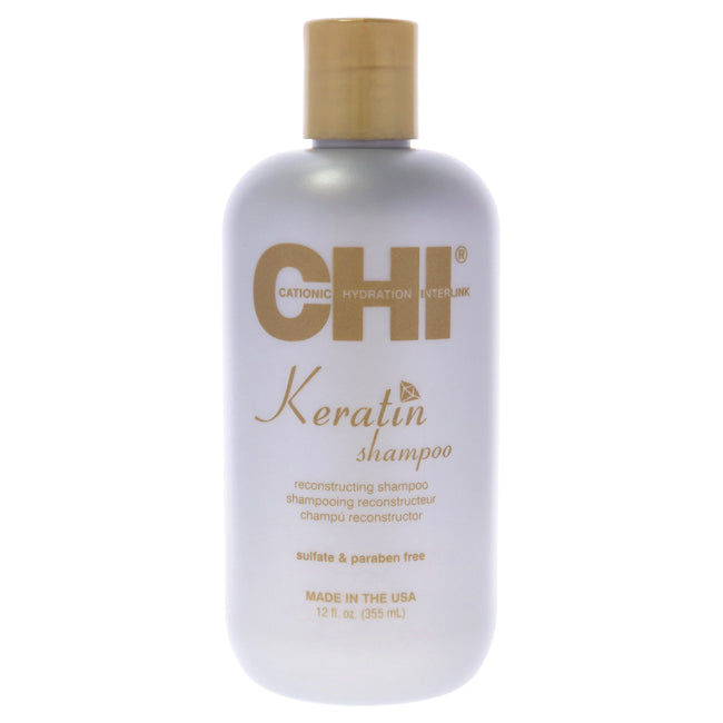 CHI Keratin Reconstructing Shampoo by CHI for Unisex - 12 oz Shampoo