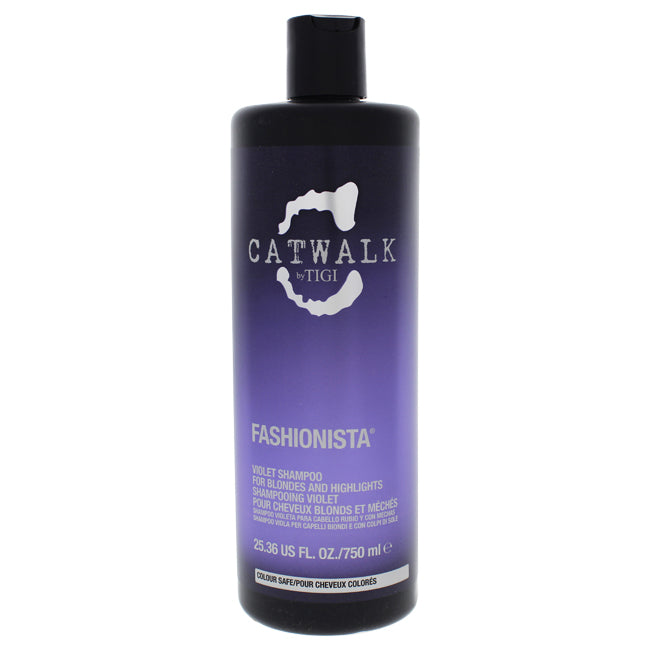 Tigi Catwalk Fashionista Violet Shampoo by TIGI for Unisex - 25.36 oz Shampoo