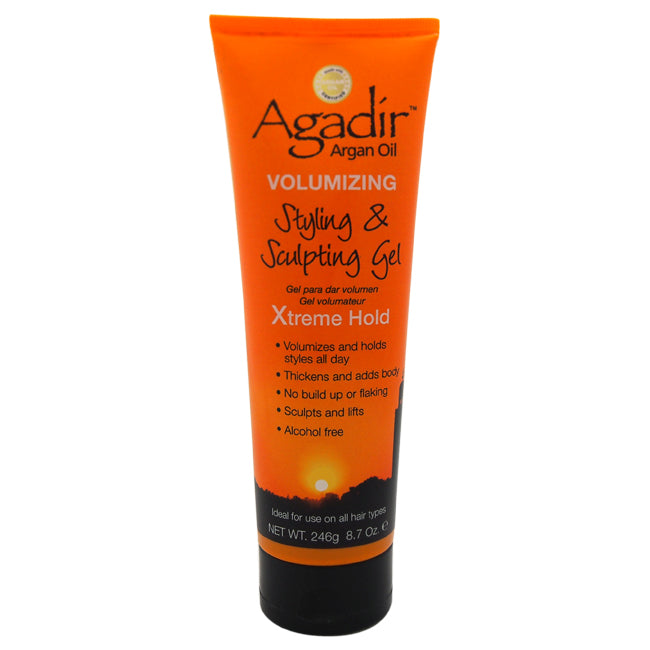 Agadir Argan Oil Argan Oil Volumizing Styling Sculpting Gel Xtreme Hold by Agadir for Unisex - 8.7 oz Gel