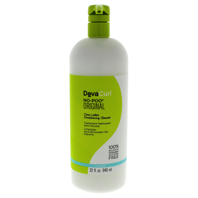 DevaCurl No-Poo Zero Lather Conditioning Cleanser by DevaCurl for Unisex - 32 oz Cleanser