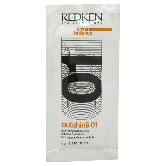 Redken Outshine 01 Anti-Frizz Polishing Milk by Redken for Unisex - 0.35 oz Polishing Milk