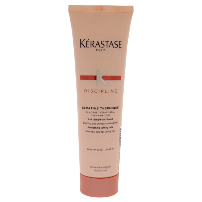 Kerastase Discipline Keratine Thermique Smoothing Taming Milk Anti-Frizz by Kerastase for Unisex - 5.1 oz Anti-Frizz