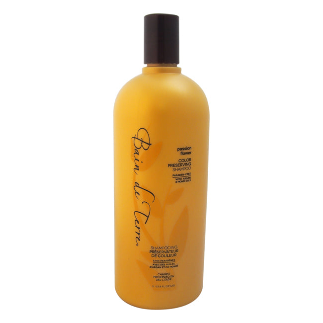 Bain de Terre Passion Flower Color Preserving Shampoo by Bain de Terre for Unisex - 33.8 oz Shampoo