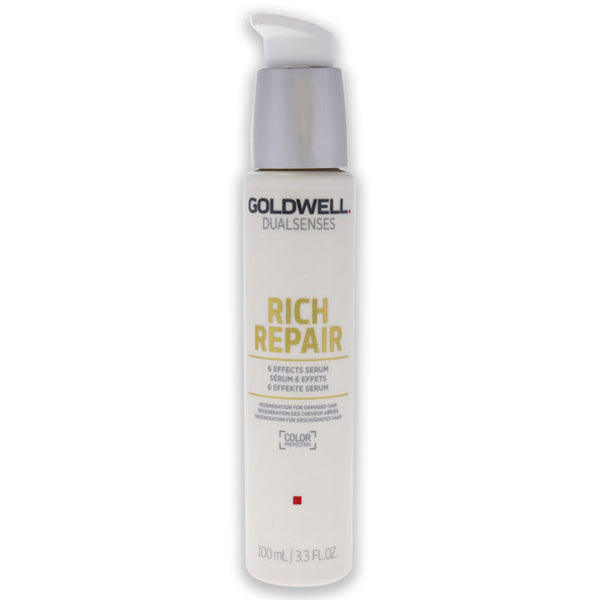 Goldwell Dualsenses Rich Repair 6 Effects Serum by Goldwell for Unisex - 3.3 oz Serum