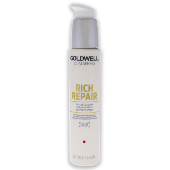 Goldwell Dualsenses Rich Repair 6 Effects Serum by Goldwell for Unisex - 3.3 oz Serum