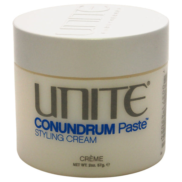 Unite Conundrum Paste Styling Cream by Unite for Unisex - 2 oz Cream