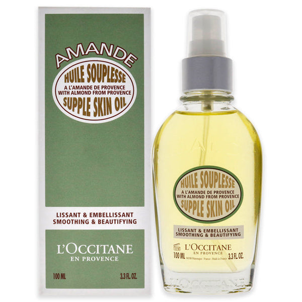LOccitane Almond Supple Skin Oil by LOccitane for Unisex - 3.4 oz Body Oil