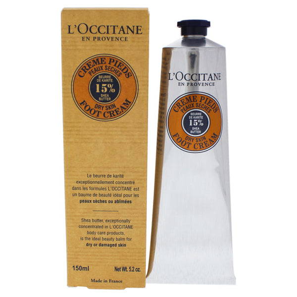 Loccitane Shea Butter Foot Cream - Dry Skin by Loccitane for Unisex - 5.2 oz Foot Cream