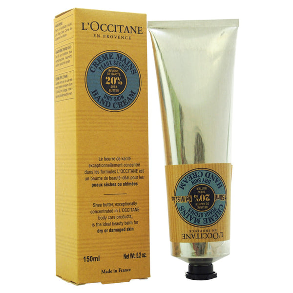 Loccitane Shea Butter Hand Cream - Dry Skin by Loccitane for Unisex - 5.2 oz Hand Cream