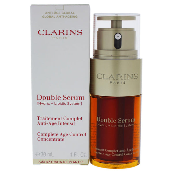 Clarins Double Serum Complete Age Control Concentrate by Clarins for Unisex - 1 oz Serum