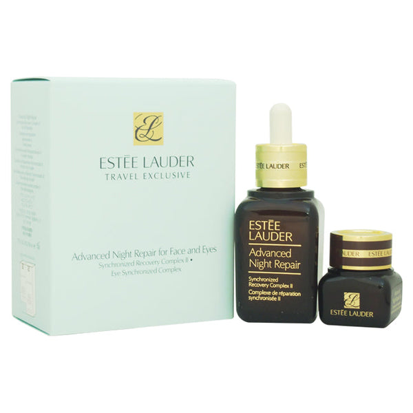Estee Lauder Advanced Night Repair For Face And Eyes Kit by Estee Lauder for Unisex - 2 Pc Kit 1.7oz Advanced Night Repair Synchronized Recovery Complex II - All Skin Types, 0.5oz Advanced Night Repair Eye Synchronized Complex - All Skin Types