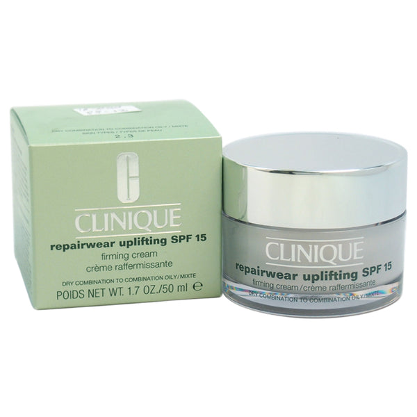 Clinique Repairwear Uplifting SPF 15 Firming Cream - Dry Combination To Oily Skin by Clinique for Unisex - 1.7 oz Cream