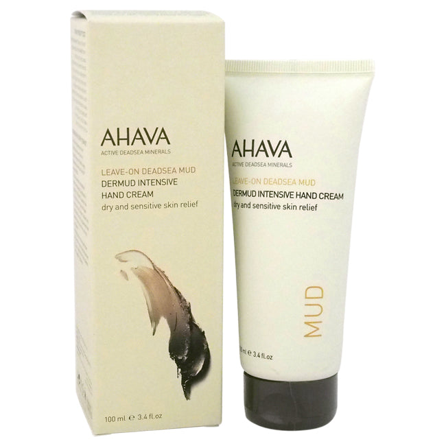 AHAVA Leave-On Deadsea Mud Dermud Intensive Hand Cream - Dry & Sensitive Skin Relief by AHAVA for Unisex - 3.4 oz Hand Cream