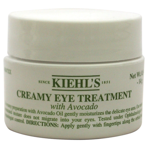 Kiehls Creamy Eye Treatment with Avocado by Kiehls for Unisex - 0.5 oz Eye Treatment