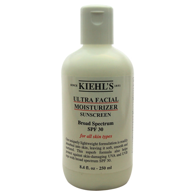 Kiehl's Ultra Facial Moisturizer SPF 30 For All Skin Types by Kiehls for Unisex - 8.4 oz Moisturizer