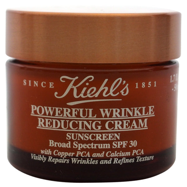 Kiehl's Powerful Wrinkle Reducing Cream SPF 30 by Kiehls for Unisex - 1.7 oz Cream