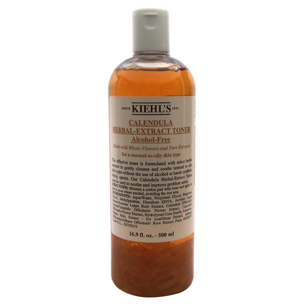 Kiehls Calendula Herbal Extract Alcohol-Free Toner For a Normal To Oily Skin Type by Kiehls for Unisex - 16.9 oz Toner