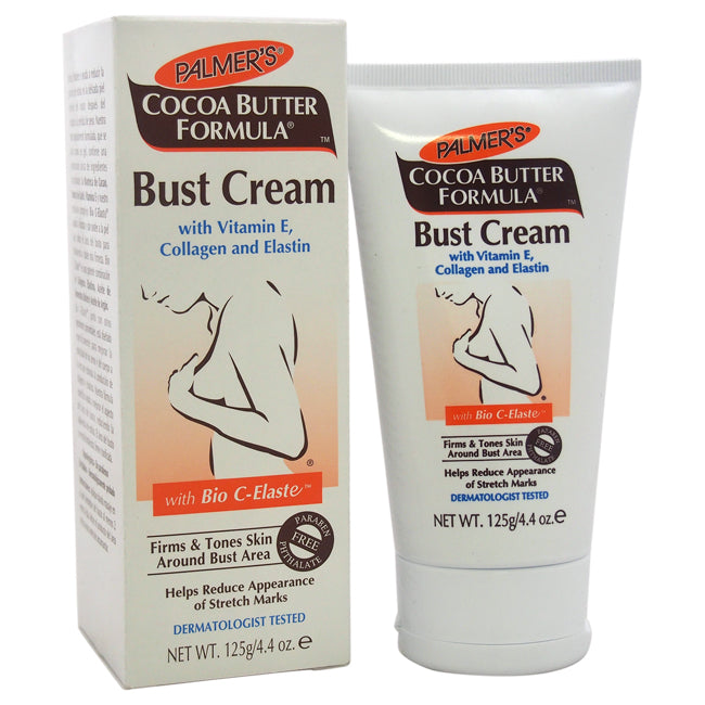 Palmers Cocoa Butter Formula Bust Cream With Vitamin E Collagen And Elastin by Palmers for Unisex - 4.4 oz Cream