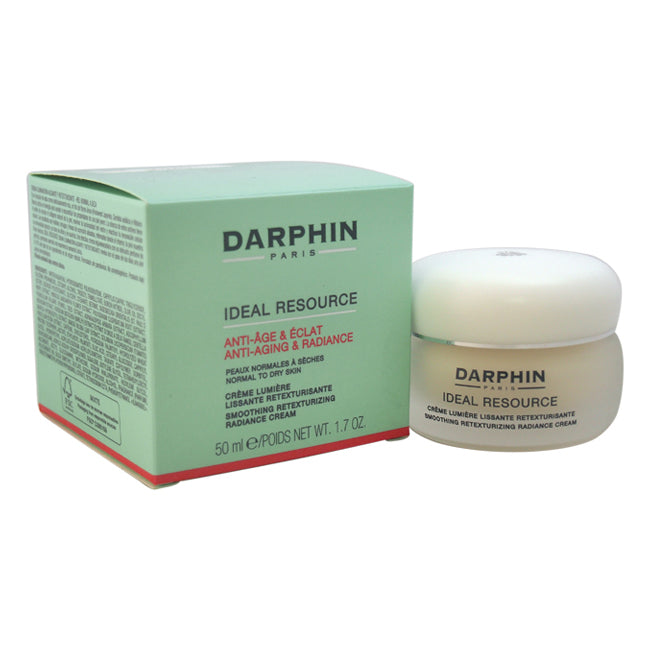 Darphin Ideal Resource Smoothing Retexturizing Radiance Cream For Normal To Dry Skin by Darphin for Unisex - 1.7 oz Cream