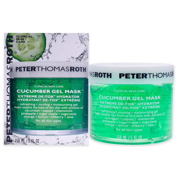 Peter Thomas Roth Cucumber Gel Mask Extreme Detoxifying Hydrator by Peter Thomas Roth for Unisex - 5 oz Mask