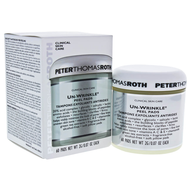 Peter Thomas Roth Un-Wrinkle Peel Pads by Peter Thomas Roth for Unisex - 60 Pc Pads