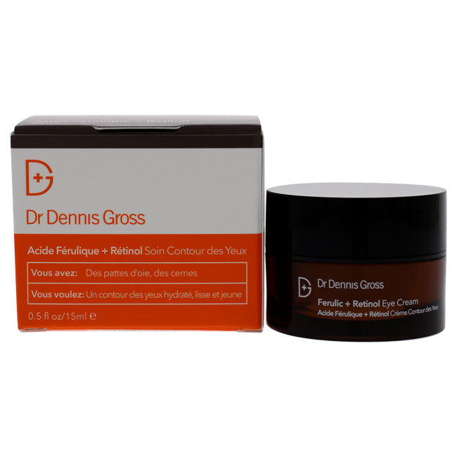 Dr. Dennis Gross Ferulic Plus Retinol Eye Cream by Dr. Dennis Gross for Unisex - 0.5 oz Cream