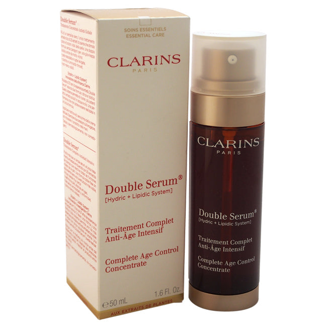 Clarins Double Serum Complete Age Control Concentrate by Clarins for Unisex - 1.6 oz Serum