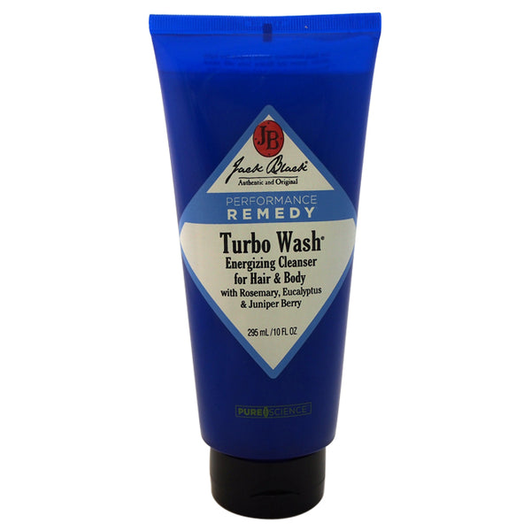 Jack Black Turbo Wash Energizing Cleanser For Hair And Body by Jack Black for Men - 10 oz Body Wash