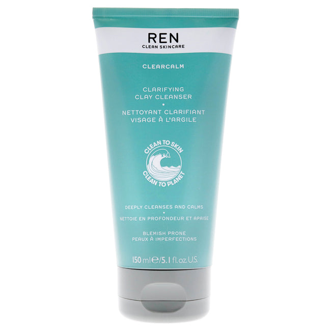 REN Clearcalm 3 Clarifying Clay Cleanser by REN for Unisex - 5.1 oz Cleanser