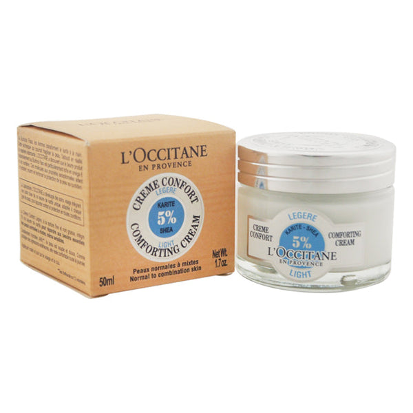 L'Occitane Shea Butter Light Comforting Cream by LOccitane for Unisex - 1.7 oz Cream