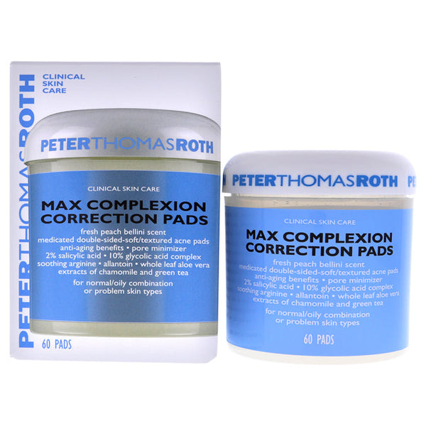 Peter Thomas Roth Max Complexion Correction Pads by Peter Thomas Roth for Unisex - 60 Pc Pads