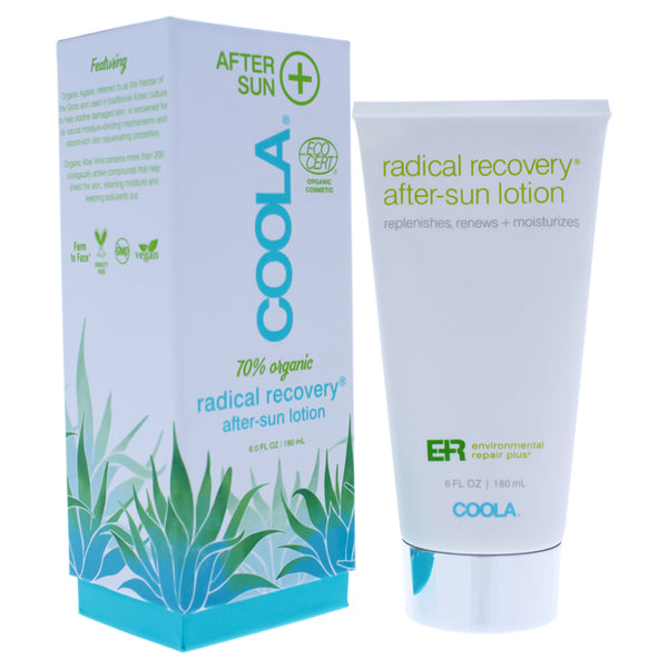 Coola Radical Recovery After-Sun Lotion by Coola for Unisex - 6 oz Moisturizer