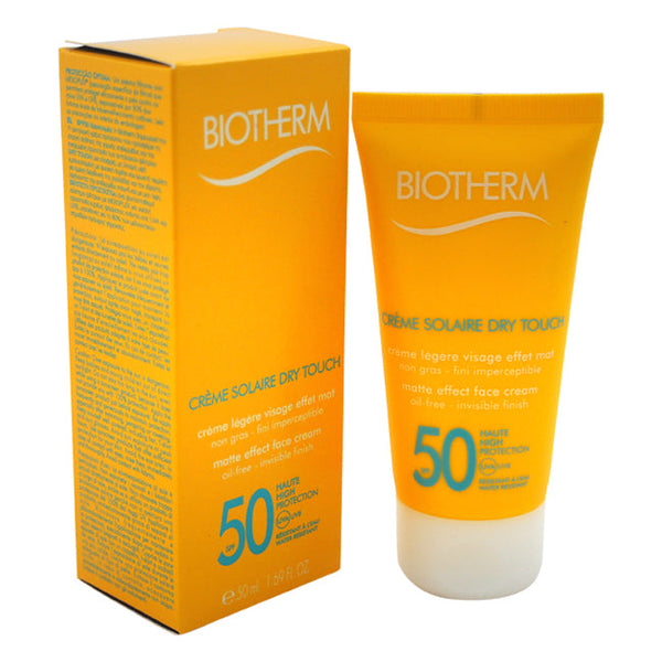 Biotherm Creme Solaire Dry Touch Matte Effect Face Cream - SPF50 by Biotherm for Unisex - 1.69 oz Cream