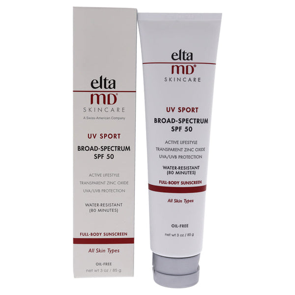 EltaMD UV Sport Broad-Spectrum SPF 50 by EltaMD for Unisex - 3 oz Sunscreen