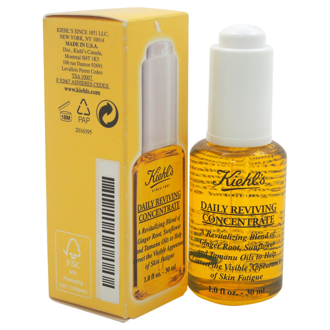 Kiehls Daily Reviving Concentrate by Kiehls for Unisex - 1 oz Oil