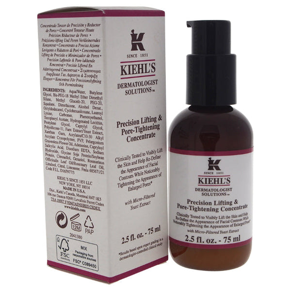 Kiehls Precision Lifting & Pore-Tightening Concentrate by Kiehls for Unisex - 2.5 oz Serum