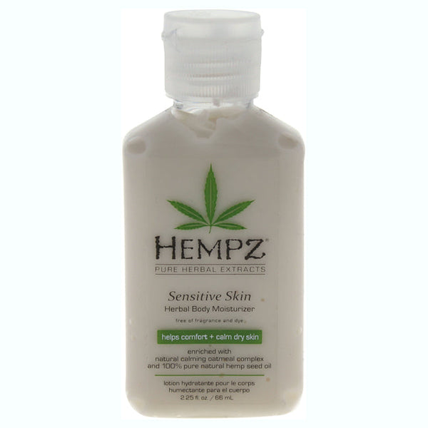 Hempz Sensitive Skin Herbal Body Moisturizer by Hempz for Unisex - 2.25 oz Moisturizer