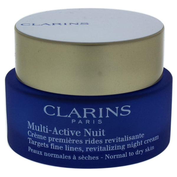 Clarins Multi-Active Night Cream - Normal to Dry Skin by Clarins for Unisex - 1.7 oz Cream (Tester)